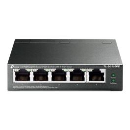 TP-Link TL-SG105PE Switch Gestionado L2 Gigabit Ethernet 5 Puertos PoE Negro Precio: 48.94999945. SKU: S55065630