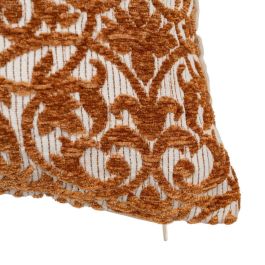 Cojín Blanco-Ocre Algodón / Poliéster 45 X 45 cm