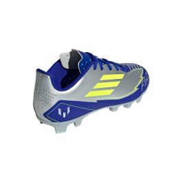 Botas de Fútbol para Niños Adidas F50 Club Fg/Mg Plateado XL