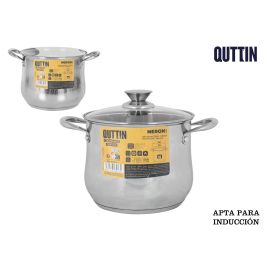 Inde Olla de Acero Inoxidable para Inducción de 22 cm y 6 L con Tapa Modelo New Neron (4 Unidades) Precio: 68.88999964. SKU: B18TPB4LJW