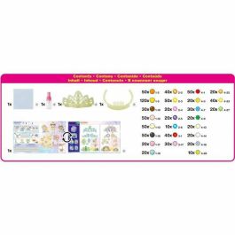 Aquabeads La Tiara de las Princesas Disney: Crea Diademas de Belle, Jasmine y Rapunzel con Perlas y Agua