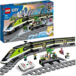 LEGO 60337 City Express Tren de pasajeros con locomotora de control remoto, faros, vías, vagón restaurante y 6 minifiguras - 7+ años Precio: 149.49999999. SKU: S7175032