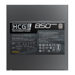 Antec HCG850 PRO HIGH CURRENT GAMER Unidad de Fuente de Alimentación 850W 80 PLUS Platinum ATX 3.1 Negro