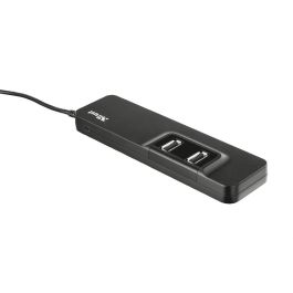 Hub Usb 2.0 Trust Oila 7 Puertos Incluye Adaptador Corriente