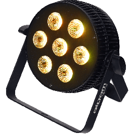 Foco Proyector Led 7X10W 6-En-1 Rgbwau Slim Foco Proyector Led 7X10W 6-En-1 Rgbwau Slim