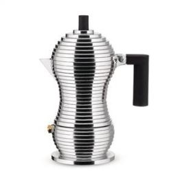 Alessi MDL02/1 B Cafetera Pulcina 1 Taza Aluminio Fundido Negra Diseñada por Michele de Lucchi Precio: 40.49999954. SKU: B1BMQKAEFY