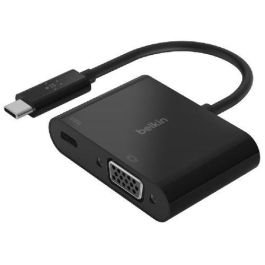 Adaptador Belkin Usb-C A Vga Con Adaptador De Carga Negro Precio: 26.49999946. SKU: S7115017