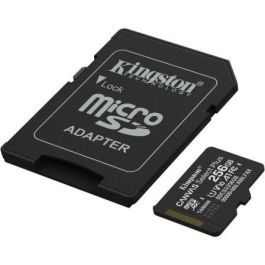 Kingston Tarjeta de Memoria Micro SDXC Canvas Select Plus 256GB con Adaptador Clase 10