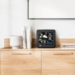 CGV MY METEO-1NC Estación Meteorológica Inalámbrica con Pantalla a Color y Control Táctil, Reloj y Calendario
