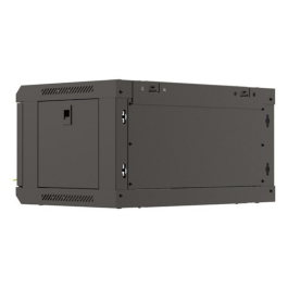 Lanberg WF03-5304-10B Armario Rack de Pared 4U Negro, con Capacidad 60 kg, Bloqueo y Rieles Lanberg WF03-5304-10B Armario Rack de Pared 4U Negro, con Capacidad 60 kg, Bloqueo y Rieles