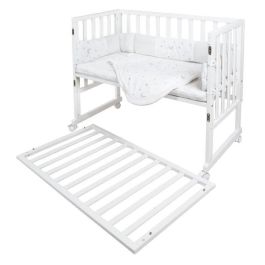 Cuna de colecho 3 en 1 - ROBA - SAFE ASLEEP - Incluye equipamiento 'Sternenzauber' - Blanca