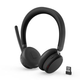 Lenovo ANC Headset 6550 Dual-Mode Wireless Auriculares Diadema con Cancelación Activa de Ruido (ANC) y Certificación Microsoft Teams para Oficina/Call Center, USB-C, Negro
