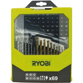 Ryobi 69 Accesorios para Taladrar y Atornillar: Madera, Mampostería, Metal y Puntas Mixtas Precio: 42.50000007. SKU: B1FR8ESY43