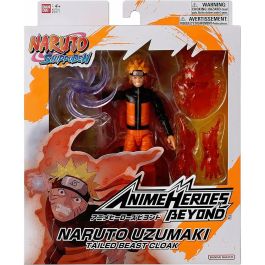 Bandai Figura Coleccionable Articulada Naruto Shippuden Anime Heroes Beyond Naruto 17cm Detallada con Accesorios