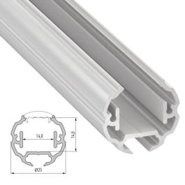 Perfíl Aluminio Tipo COSMO 2,02M - Bruto Perfíl Aluminio Tipo COSMO 2,02M - Bruto