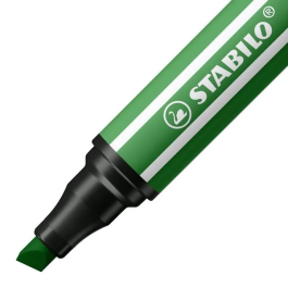 Stabilo 768/04-21 Estuche Arty con 4 colores - Rotulador Premium con punta biselada Pen 68 MAX