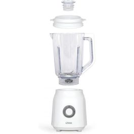 Livoo LIV1713288599839 Batidora de Vaso Eléctrica 1.5 Litros 600W de Potencia, 22000 RPM, 2 Velocidades y Función Turbo, Color Blanco Livoo LIV1713288599839 Batidora de Vaso Eléctrica 1.5 Litros 600W de Potencia, 22000 RPM, 2 Velocidades y Función Turbo, Color Blanco