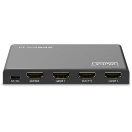 DIGITUS HDMI Switch. 3x1 8K/60Hz HDR. HDCP 2.3