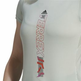 Camiseta de Manga Corta Mujer Adidas Agravic Blanco Cálido