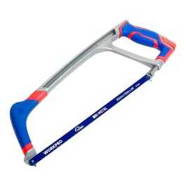 Workpro Sierra de Arco para Metales 300 x 12 mm, 24 TPI, Marco Tubular Aleación Aluminio, Mango Ergonómico de Goma, Tensión Ajustable Precio: 20.50000029. SKU: B1ESVEADJF