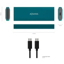 AISENS CAJA EXTERNA M.2 (NGFF) ASM2-019BLU SATA/NVME A USB3.1 GEN2, AZUL