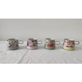 DKD Home Decor Taza Mug Shabby Flores Multicolor 360ml Gres Apto Microondas y Lavavajillas (Pack de 12 Unidades Surtidas) Precio: 24.36456. SKU: B1HERZQGM5
