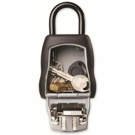 Master Lock Caja de Seguridad para Llaves con Combinación Programable de 4 Dígitos, Resistente a la Intemperie, Cuerpo de Aluminio y Mango