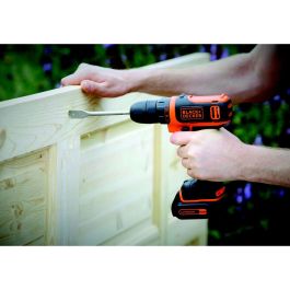 Black & Decker Destornillador Inalámbrico 10.8V, 2 Baterías Litio, Control de Torque 10 Posiciones y Caja
