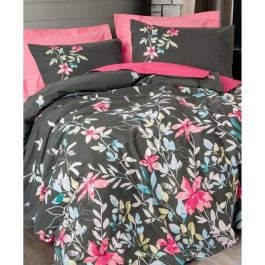 ASI8684283425570 Juego de Cama - Funda Nórdica 220x240 cm + 2 Fundas Almohada 60x60 cm - 100% Algodón Rosa