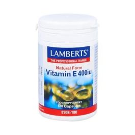 LAMBERTS Vitamina E natural d-alfa tocoferol 400UI (268mg) 180 cápsulas, apto veganos Precio: 43.89. SKU: B132FBBMNY