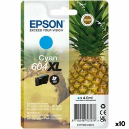 Cartucho de Tinta Original Epson XP-2200 WF-2910DWF Cian (10 Unidades) Precio: 207.58999943. SKU: B169RHHVAA