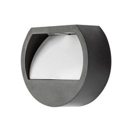 RABALUX RAB-77004 Aplique Exterior Solar Narmada LED 0,5W 13Lm 4000K IP44 Redondo Estilo Moderno Luz Blanca Natural con Brillo Ajustable