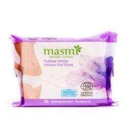 MASMI Toallitas Húmedas Íntimas Femeninas Ecológicas de Algodón con Aloe Vera Hipoalergénicas 20 unidades Precio: 3.50000002. SKU: B1DMR4RN2E