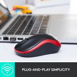 Logitech M185 Ratón Inalámbrico RF Plug & Play con Nano Receptor USB, Diseño Ergonómico, Batería hasta 1 Año, Gris Logitech M185 Ratón Inalámbrico RF Plug & Play con Nano Receptor USB, Diseño Ergonómico, Batería hasta 1 Año, Gris