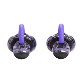 JBL Soundgear Clips TWS Auriculares Open-Ear Inalámbricos con Gancho, Bluetooth 5.4, IP54, Batería 32h, Color Ghost Purple