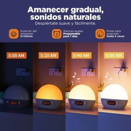 muvit iO lámpara despertador Wi-Fi con altavoz Bluetooth