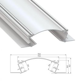 Perfíl Aluminio VEDA 2,02M - Anodizado Plata Precio: 64.49999985. SKU: B1K26WSVDK