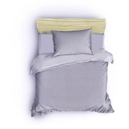 Blum ASI8683342999427 Juego de cama 220x240 cm - 1 funda nórdica + 2 fundas almohada 60x60 cm - 80% algodón, 20% poliéster - Gris