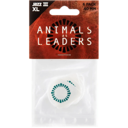 Dunlop Púas Signature Tosin Abasi Jazz III - 0.60mm (Pack 6)