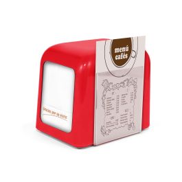Inde Servilletero Dispensador y Porta Menú para Hostelería My Bar de Plástico | 15 cm Largo x 10,6 cm Ancho x 13,1 cm Alto (12 Unidades) Inde Servilletero Dispensador y Porta Menú para Hostelería My Bar de Plástico | 15 cm Largo x 10,6 cm Ancho x 13,1 cm Alto (12 Unidades)