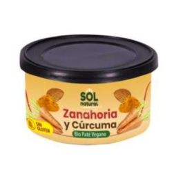 SOLNATURAL Paté de Zanahoria y Cúrcuma Ecológico 125 g Precio: 3.5899996. SKU: B1GTAKNYEQ