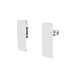 Herrajes Alk Juego Fijación Frontal Qube H90 H120 H185 Acabado Blanco Altura H90