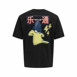Camiseta de Manga Corta Hombre Only & Sons Onslooney Rlx Negro