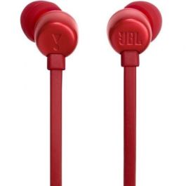 JBL Tune 310C USB-C Auriculares Intrauditivos Hi-Res con Micrófono, Sonido Pure Bass y Control Remoto - Rojos