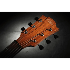 LAG Guitarra Electro-Acustica Dreadnought Cutaway Natural Zurdos Tapa Abeto Engelmann Macizo