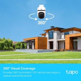 TP-Link Tapo C500 Cámara de Vigilancia WiFi 1080p Full HD 360° Visión Nocturna Detección Movimiento IP65 Exterior Audio Bidireccional