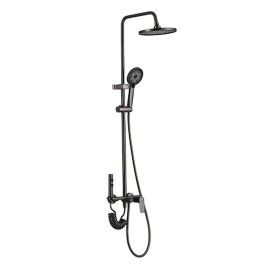 Columna de Ducha Fontastock Gris Acero Inoxidable ABS H 1/2" Grifo Monomando Precio: 109.89000022. SKU: B183J64EJY