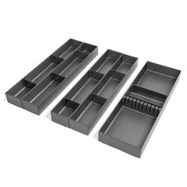 Herrajes Alk Cubertero Modula M600 Aluminio 2+1 Acabado Antracita