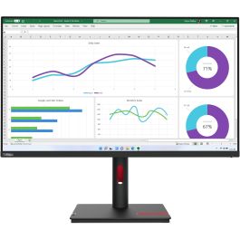 Lenovo T32h-30 ThinkVision Monitor 31.5" QHD (2560x1440) IPS USB-C/HDMI/DP Negro