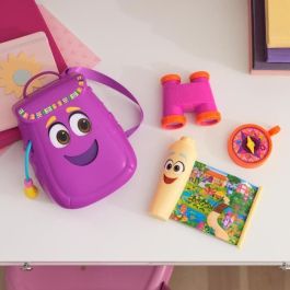 Spin Master 6071799 Mochila de Aventuras Dora la Exploradora con Mapa, Brújula y Prismáticos de juguete para niños +3 años